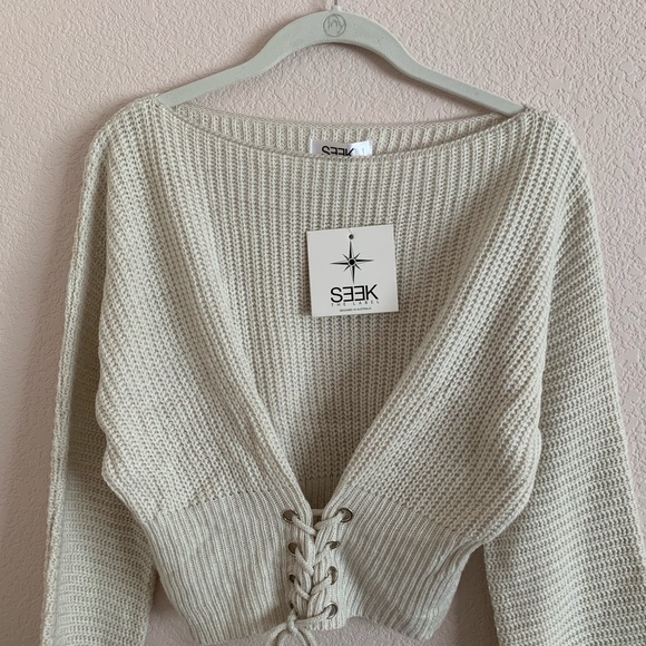 NWT | LF Seek Corset Sweater - Picture 3 of 5